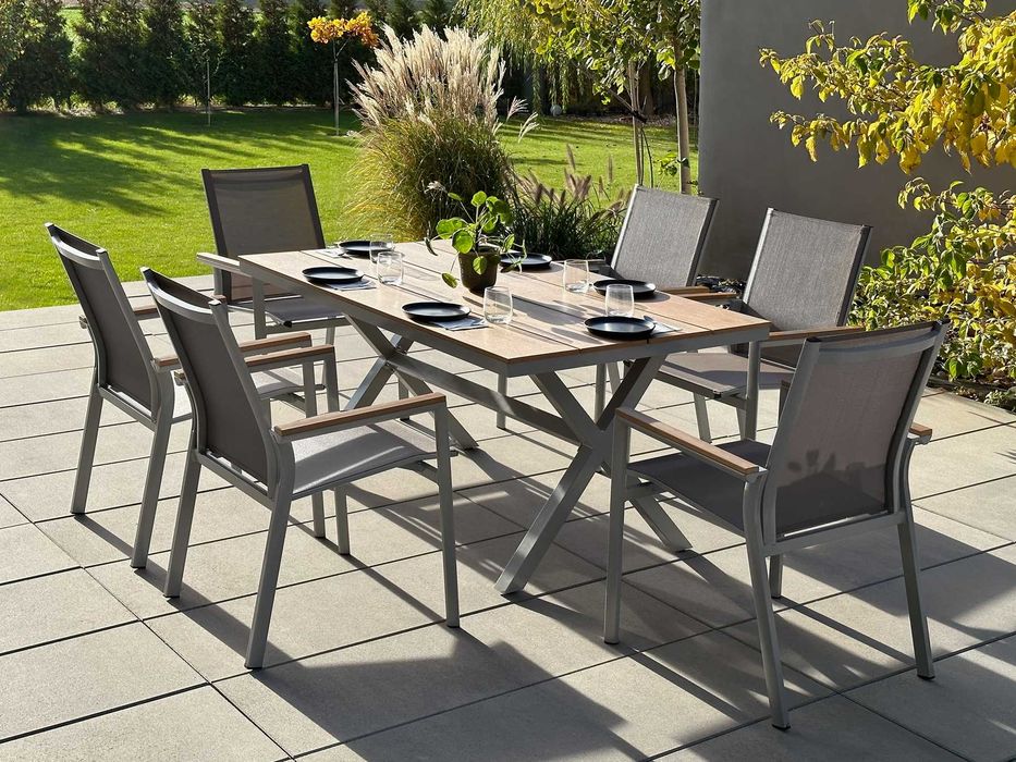 STÓŁ Polywood Deska WPC Stolik Do Ogrodu Prostokątny 90x150x75