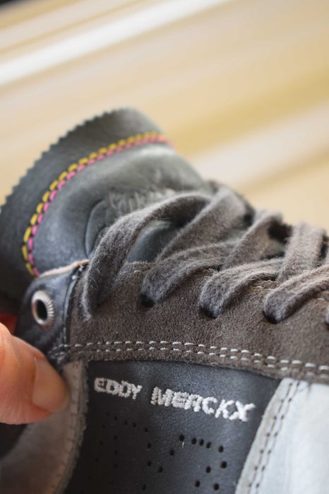 кожаные кроссовки мокасины сникеры Eddy Merckx р. 44 29 см