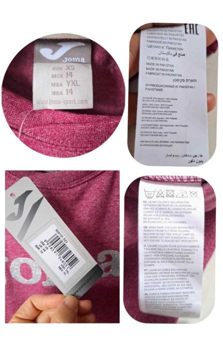 Sweatshirt cardada Joma - XS - Nova com etiqueta