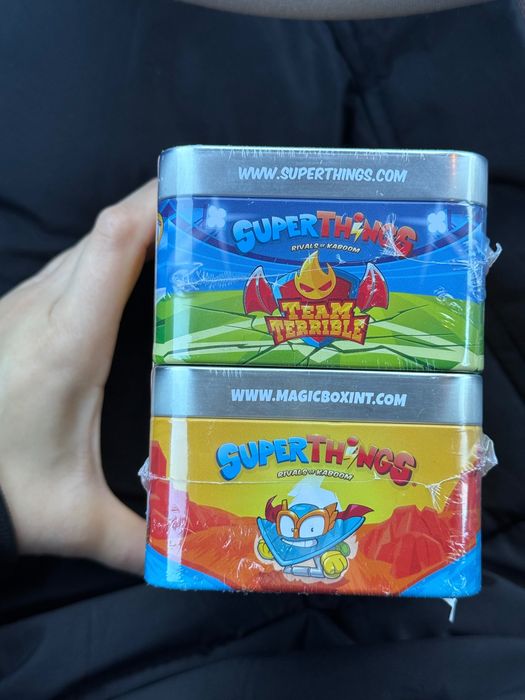 Puszka zestaw mega paka 2 puszki super Things figurki prezent Mikołaj