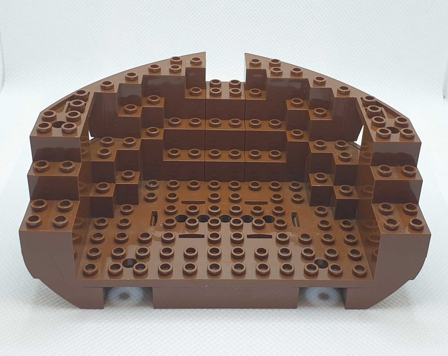 Lego 2556c03 kadłub statku 12x16x5 1/3 brązowy OLD Pirates