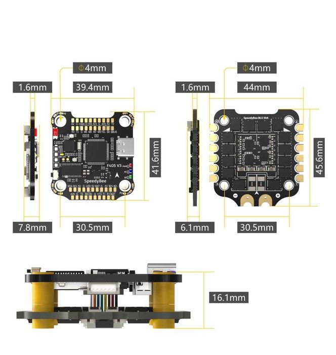 Полетный контроллер SpeedyBee F405 V3 с регулятором скорости