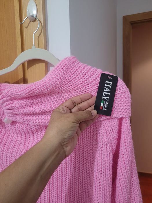 Camisola rosa com laço | ITALYMODA |