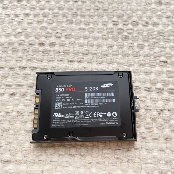 Samsung 850 PRO 512GB SATA III | Stan 97% | Kości MLC | Niezawodny