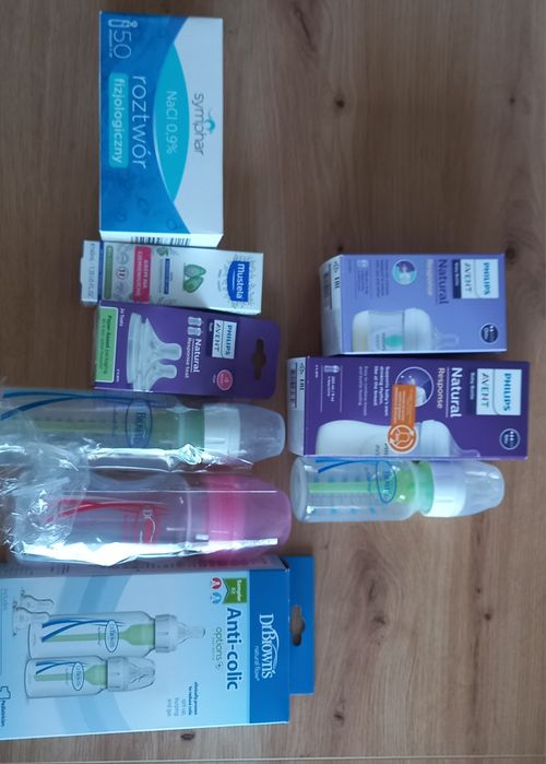 Butelki smoczki całość lub osobno