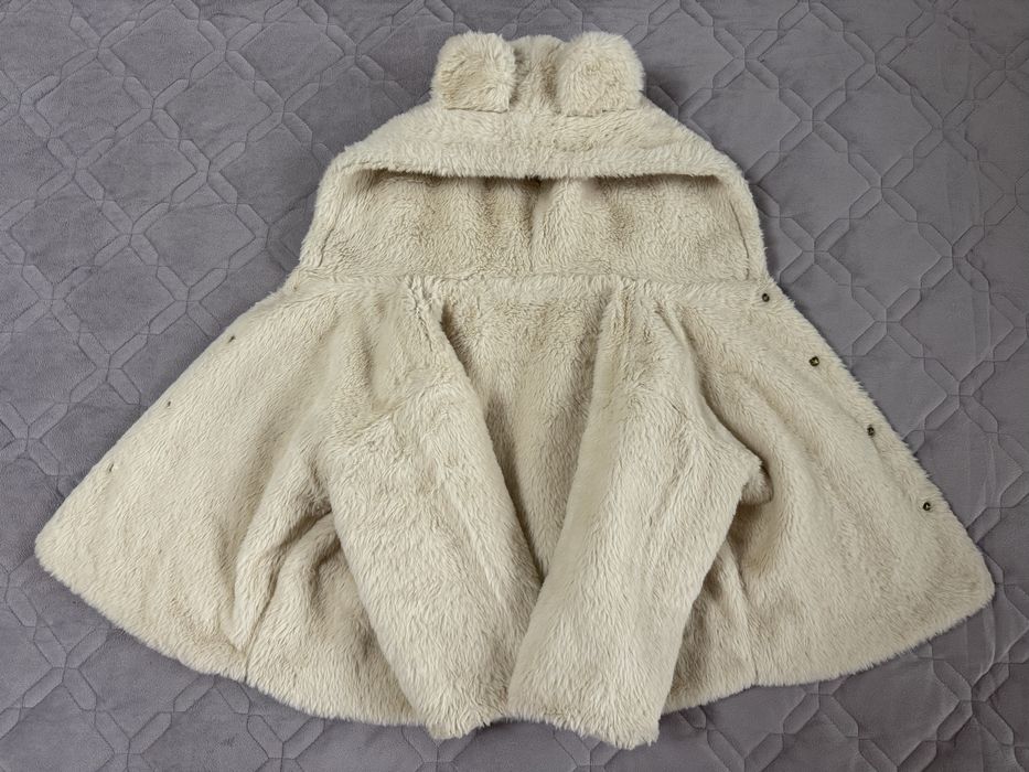 Зимова куртка 92р для дівчинки хлопчика бежева 18-24 міс