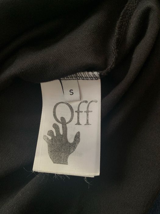 T-shirt Off White Black Size S