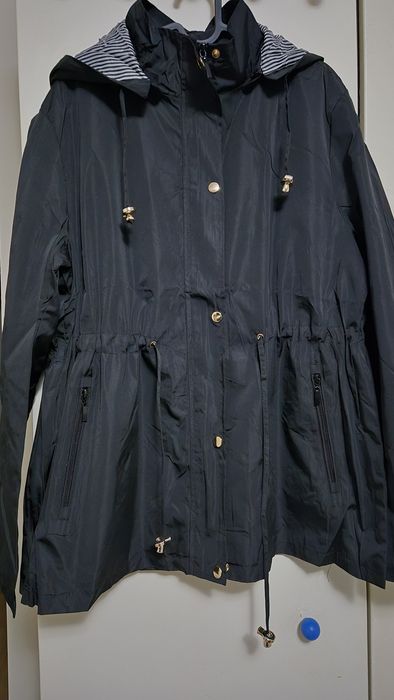 Parka preta nova 2XL