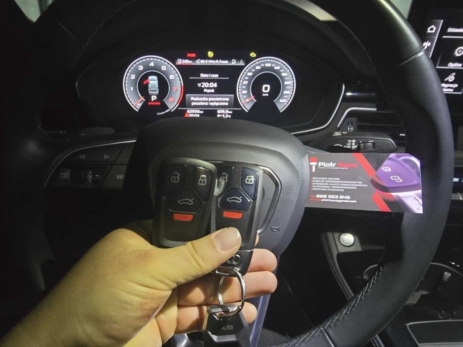 Klucz kluczyk Audi A4 A5 Q5 B9 F5 FY Q8 A6 C8 Q7