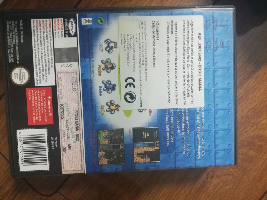 Jogo Eggo Mania para Nintendo Gamecube