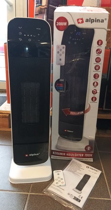 Elektroniczny wentylator grzewczy Alpina 2000W