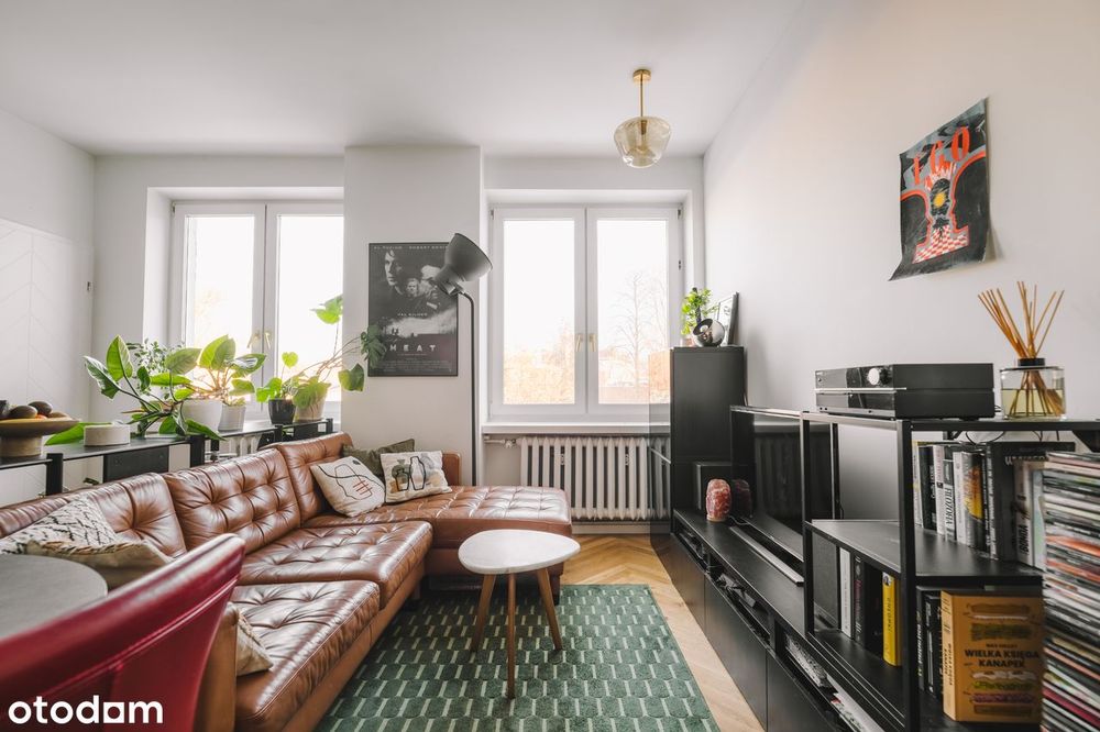 Saska Kępa | Wyjątkowe 42 m² z widokiem na zieleń | Ul. Wersalska
