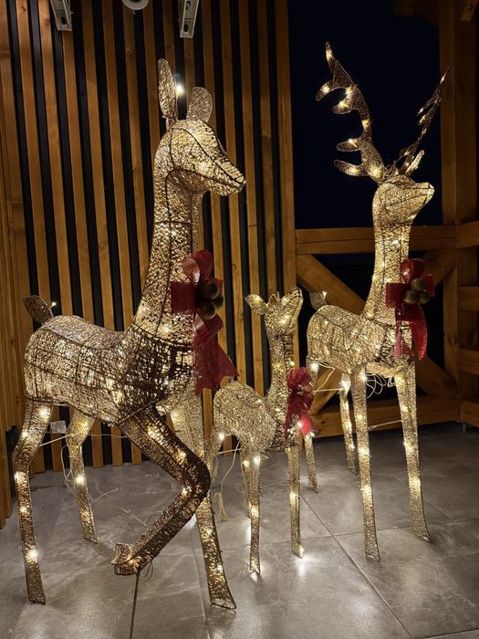 Komplet 3 Reniferów !!! 200 LED !!! Zobacz !!!