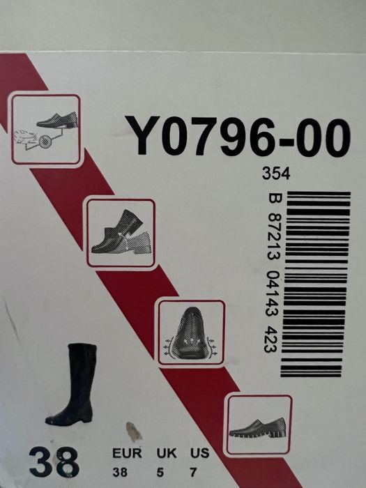 Kozaki buty rieker skorzane 38