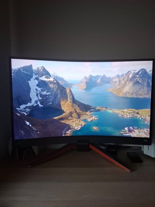 Monitor Curvo BenQ MOBIUZ EX2710R 27” QHD 165Hz 1ms HDRi