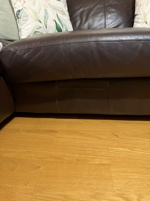 Sofá Chaise Long Castanho