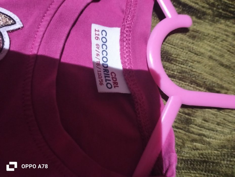 Zestaw koszulek dziewczęcych, długi rękaw