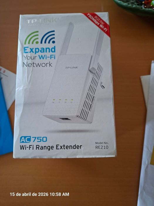 Repetidor de sinal como novo com 2 antenas