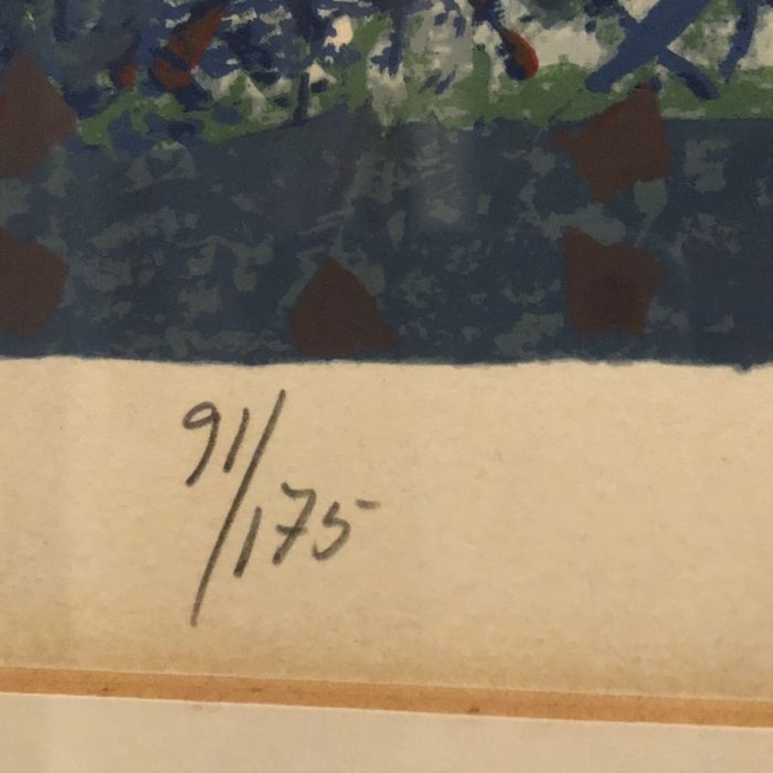 Serigrafia Cargaleiro 1982