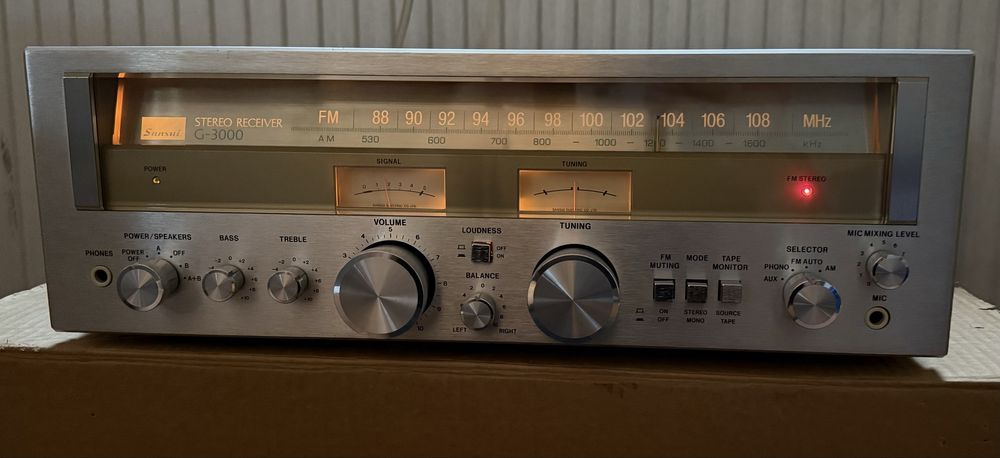 Sansui G-3000 – amplituner vintage z dusza made in Japan ! Klasyka ok