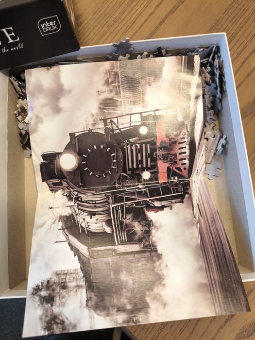 PUZZLE 500 szt pociąg