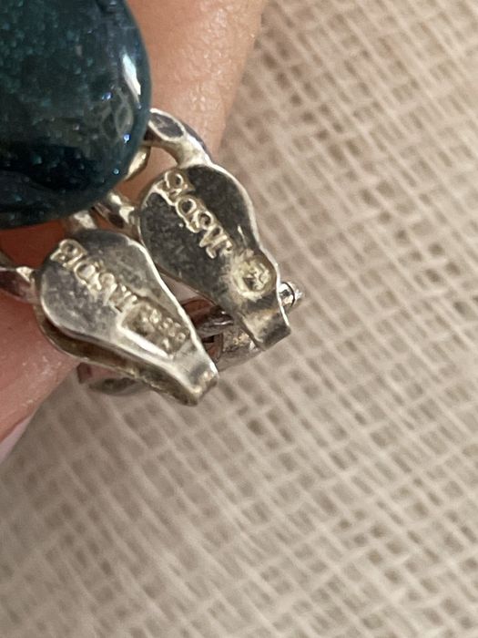 Czarny onyks w srebrze 925