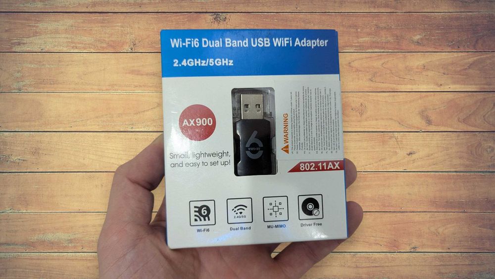 USB адаптер Wi-Fi 6 AX900 2.4/5 ГГц  Пк та ноутбуків адаптер