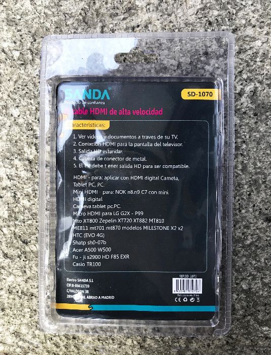 3-in-1 HDMI Cable (HDMI / Micro HDMI / Mini HDMI) – New / Sealed64297694359682121