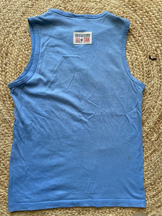 Camisola sem mangas azul da Converse