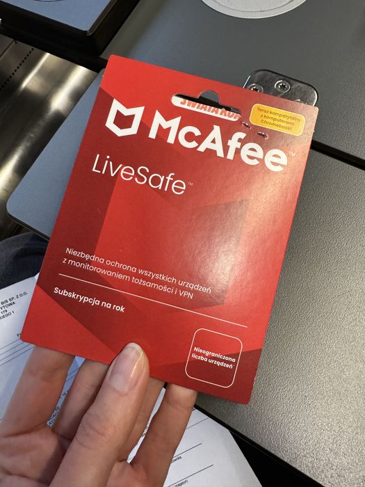 Ochrona antywirusowa McAfee antywirus