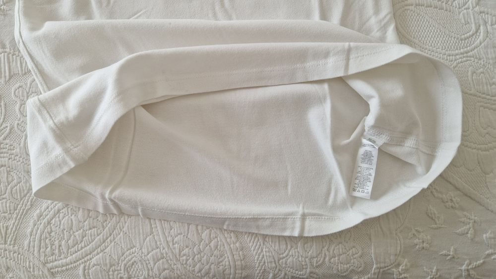 Polo branco, Calvin Klein, tamanho XS