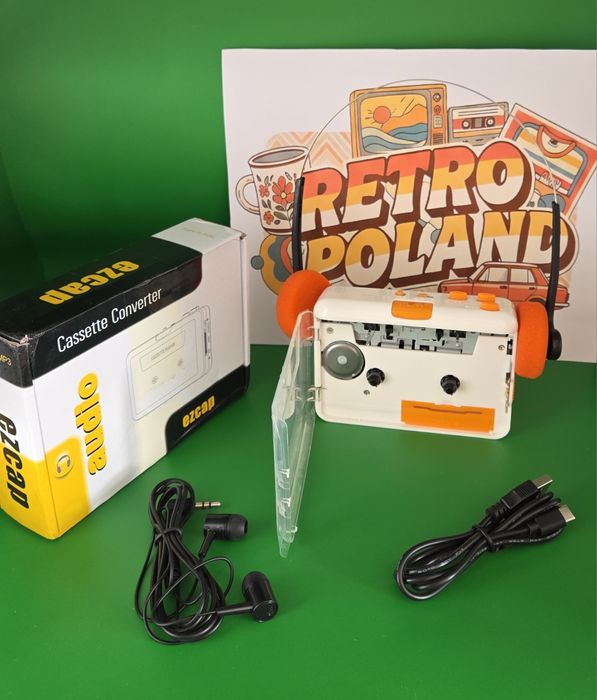 Walkman 2 pary słuchawek z Konwersja kaset do MP3