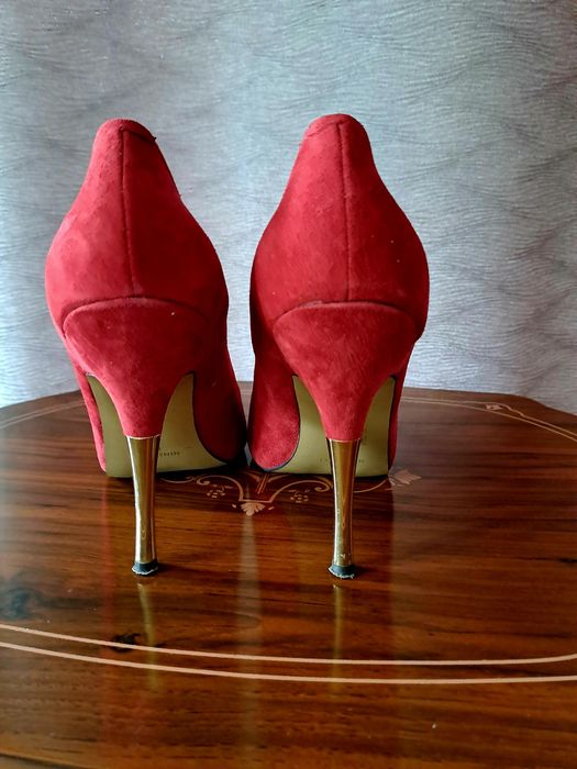 Szpilki Nine West czerwone 41