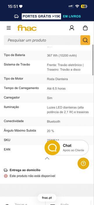 Trotinete Segway Ninebot F40 — Com Fatura FNAC (Garantia até 12/2026)
