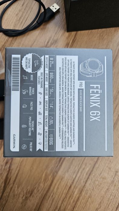 Relógio Desportivo Garmin Fenix 6X Pro