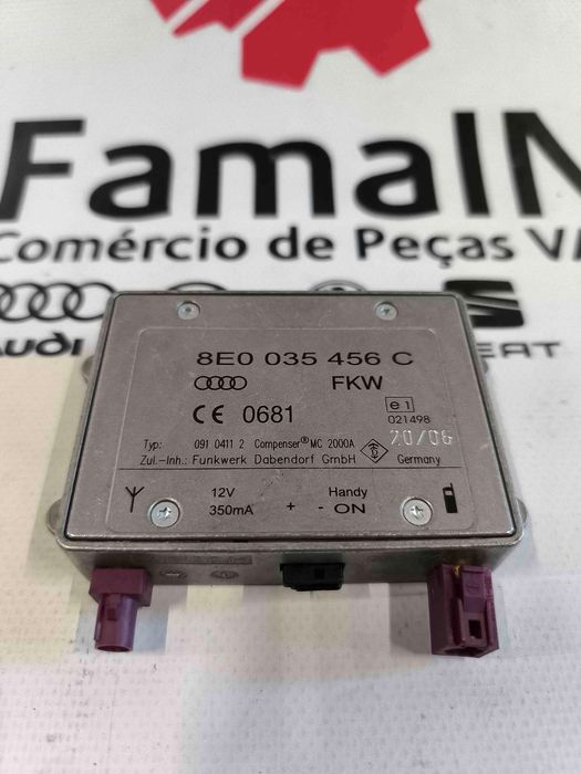 Módulo / Centralina Antena AUDI Q7 4.2 TDI quattro (240 kW / 326 cv) [03.2007 - 06.2009] 8E0035456C (OEM)