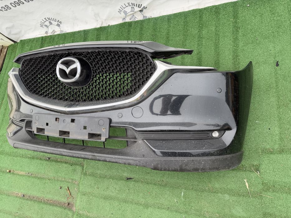 Бампер mazda cx5 в зборі чорний колір в зборі