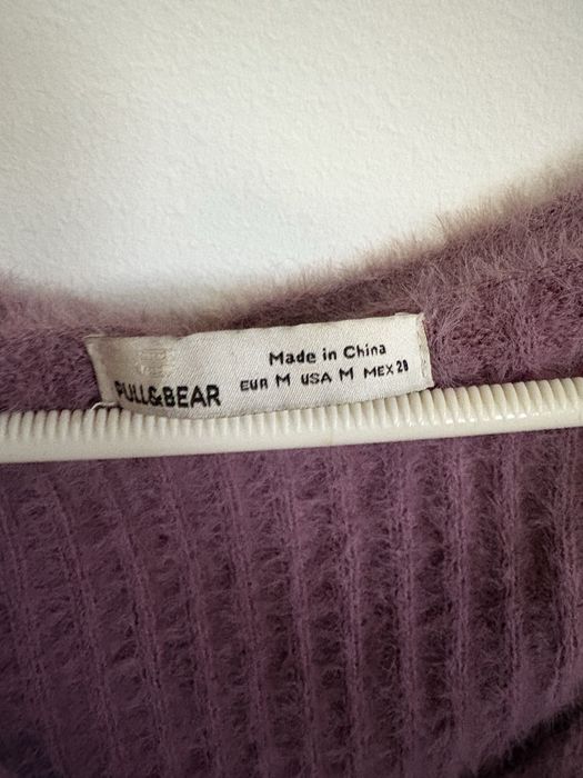 Cardigan lilás Pull&Bear