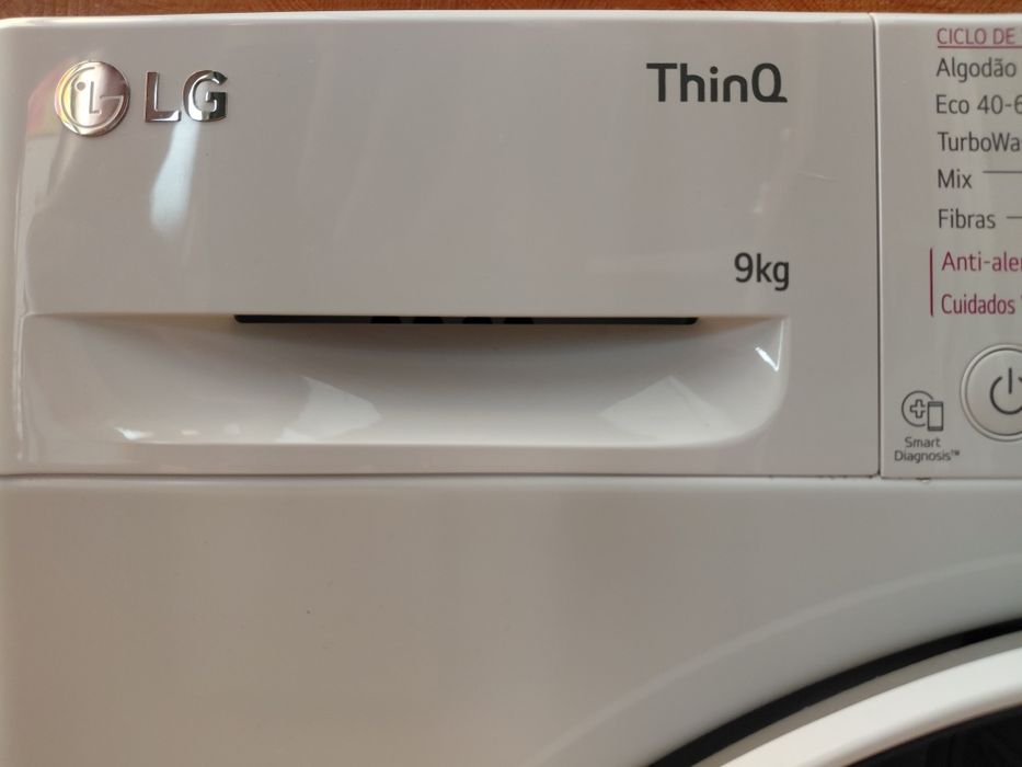 Máq Lavar LG 9 kg  ThinQ   IA