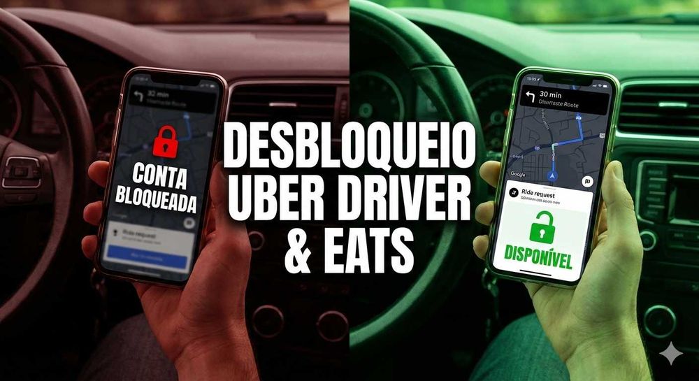 Recuperação de Conta Uber Driver e Eats - Assessoria Especializada