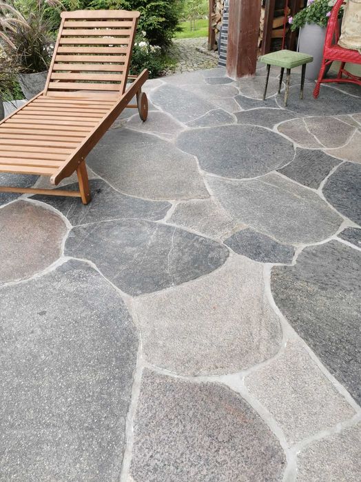 Kamień polny granit cięty na plastry