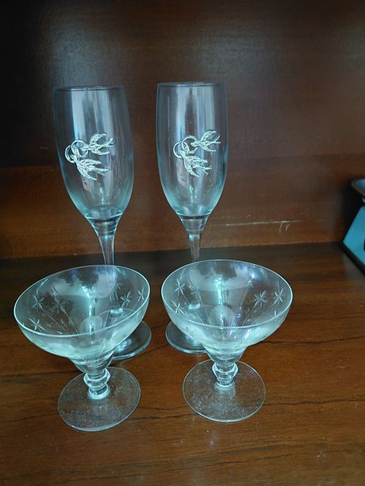 Conjunto copos bodas de prata