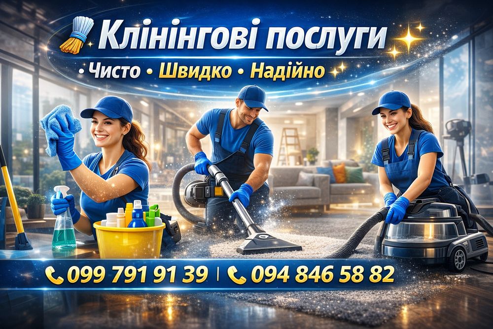 Надаємо послуги Клінінгу Львів та  область
