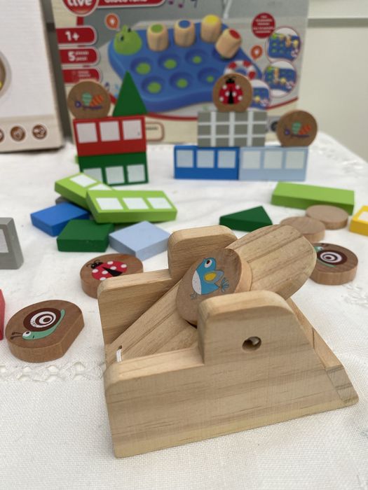 Montessori Brinquedos Visual Musical Letras