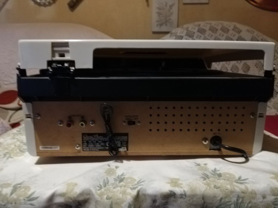 Antigo leitor de discos