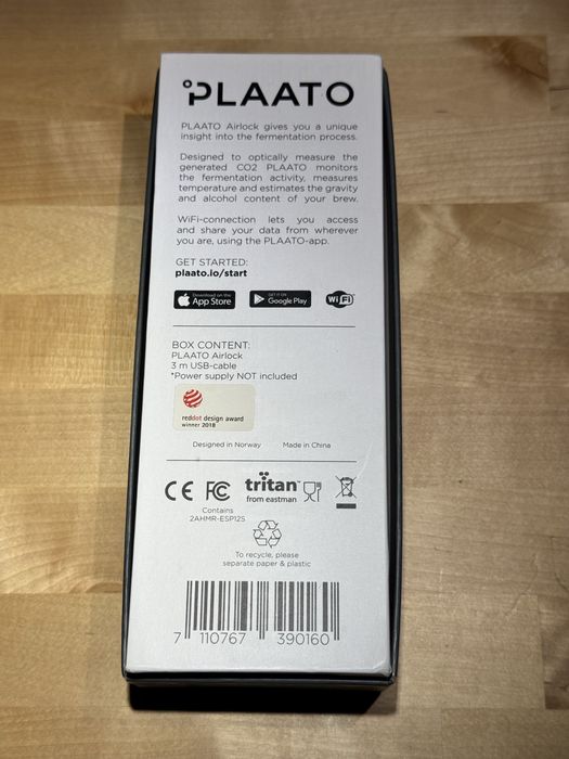 Plaato Airlock para produção cerveja