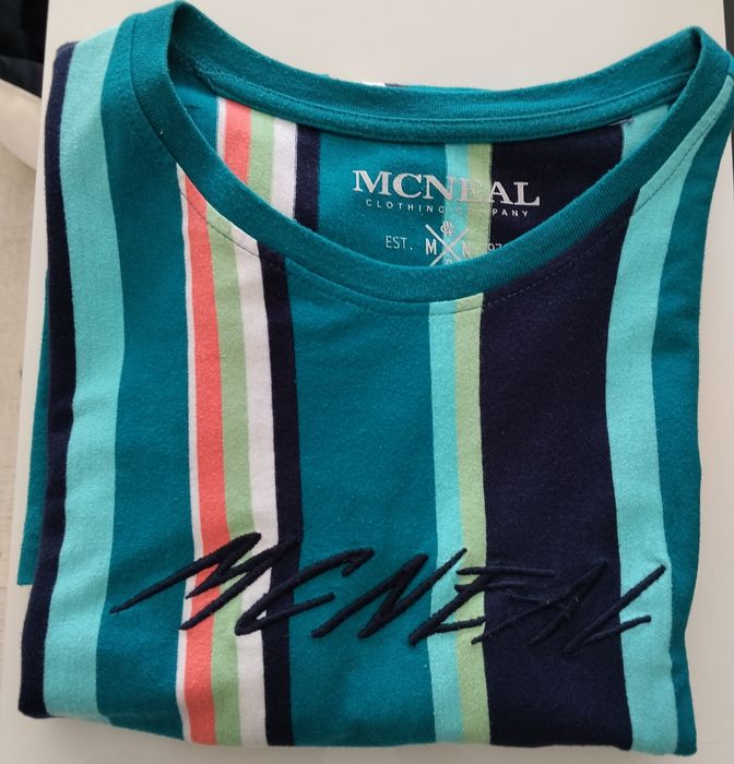 T-shirt męski paski