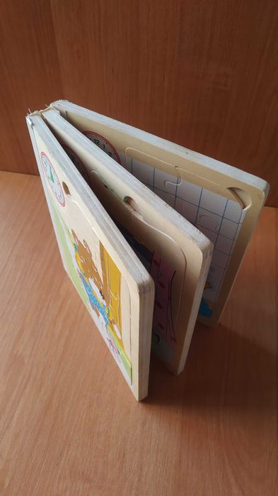 Пазли дерев'янні книжка