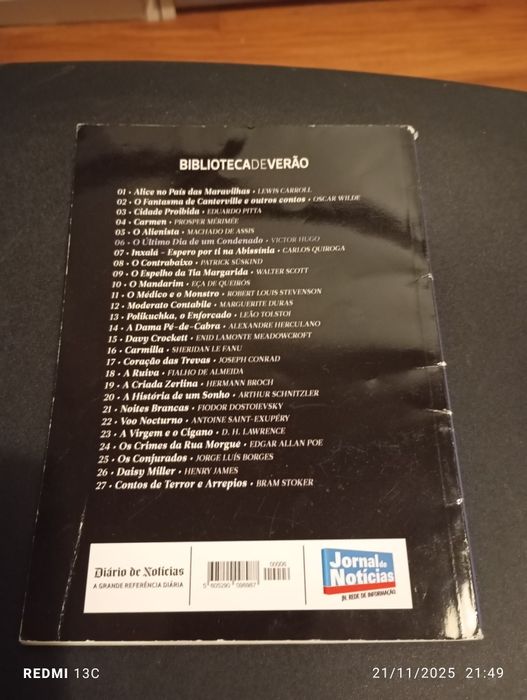 Livro " O último dia de um condenado"