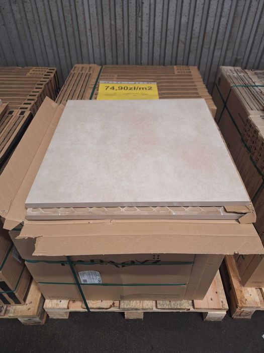 Płytka tarasowa Magnetik BEIGE Gres. Rekt. 20mm Mat 595x595 GATUNEK 2